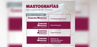 SSM acerca mastografías gratuitas a 14 municipios de Michoacán