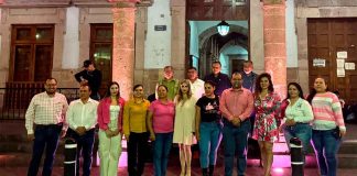 #GALERIA Puruándiro se ilumina de rosa