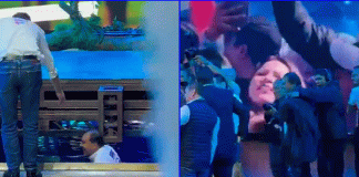 Maximiliano Cortázar termina empapado en el relanzamiento del PAN