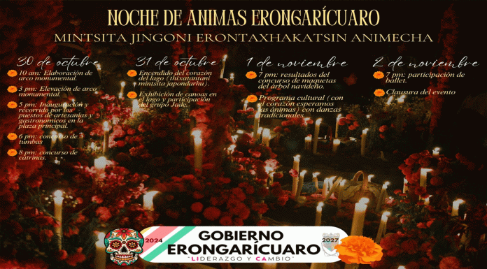 Erongarícuaro listo para recibir a turistas en Noche de Muertos: Sectur