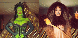 Influencers celebran Halloween con fans inspirados en “Wicked”