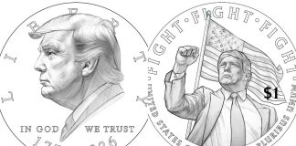 Nueva moneda con la imagen de Trump por el 250º aniversario de la independencia