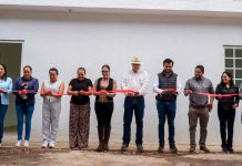 GOBIERNO DE ARIO CONSTRUYE DESAYUNADOR ESCOLAR EN TELEBACHILLERATO DEL TEPAMAL; YOHANA MENDOZA INAUGURA DICHA OBRA.