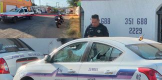 A balazos y con bombas molotov atacan base de taxis