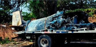 Incendian avioneta en pista aérea de Parácuaro; autoridades investigan