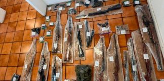 Nueve armas de fuego y seis personas aseguradas, en otra acción operativa en Uruapan