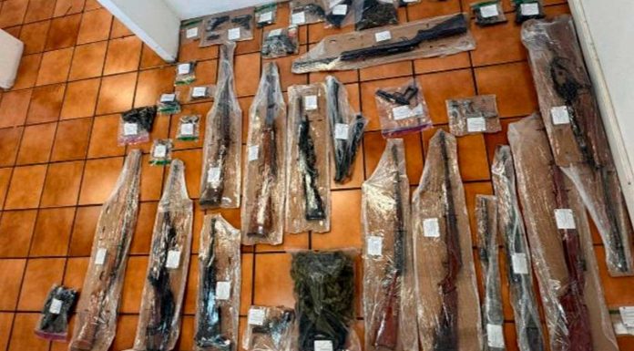 Nueve armas de fuego y seis personas aseguradas, en otra acción operativa en Uruapan