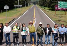 Inaugura Bedolla rehabilitación carretera para comunidades con autogobierno en la Meseta Purépecha