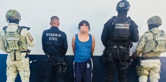 En Operación Apatzingán, hombre es asegurado con arma de fuego y 7 artefactos explosivos