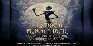 Vive el mundo de Jack Skellington en el Teatro Metropolitano de Tampico: música, proyecciones y magia en vivo