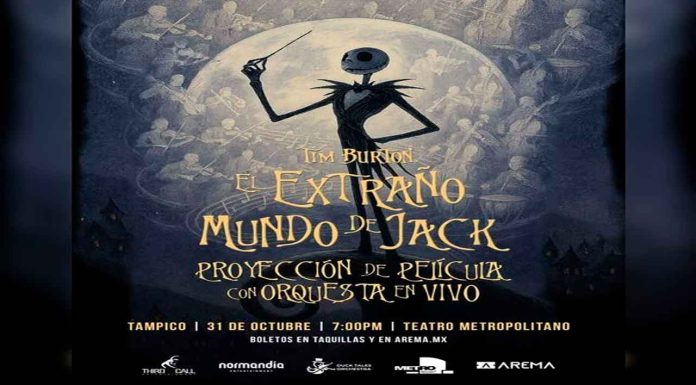 Vive el mundo de Jack Skellington en el Teatro Metropolitano de Tampico: música, proyecciones y magia en vivo