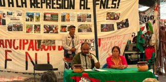 Reitera FNLS que no se moverá de su plantón hasta no tener una audiencia con el Gobernador del Estado