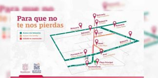 Alexis Velázquez presenta mapa turístico de la 1era Feria de los Balnearios en Huandacareo