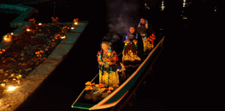 Noche mágica en los Manantiales de Urandén durante la Semana de Muertos