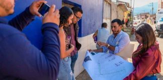 Mónica Valdez supervisa acciones de mejora en la colonia Obrera