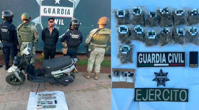 Detenido presunto narcomenudista al oriente de Morelia: SSP