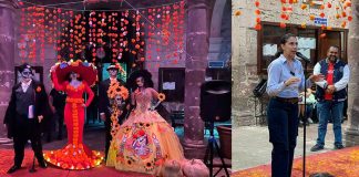 Tradición y creatividad se celebran en el Concurso de Catrinas y Catrines de la Preparatoria Melchor Ocampo