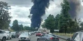 Explota pipa en la autopista México-Puebla; cierran ambos sentidos