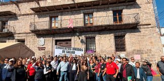 Exigen trabajadores de salud estabilidad laboral y fin de omisiones oficiales