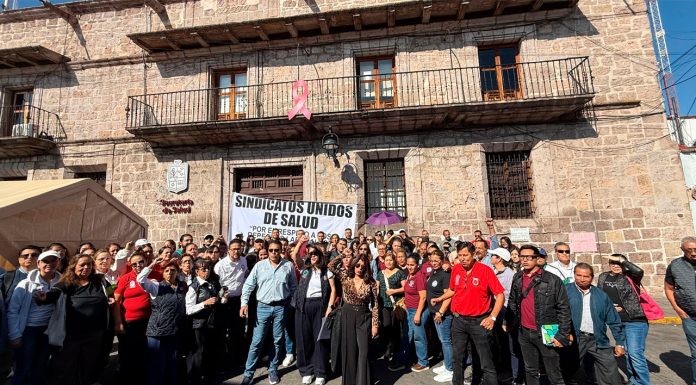 Exigen trabajadores de salud estabilidad laboral y fin de omisiones oficiales