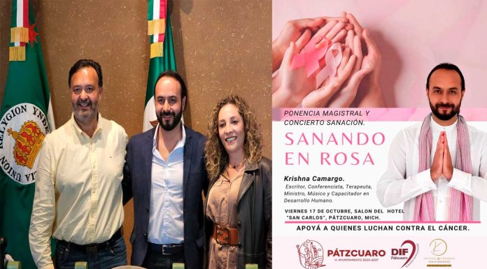 Pátzcuaro impulsa el bienestar emocional y la prevención del cáncer con el evento “Sanando en Rosa”