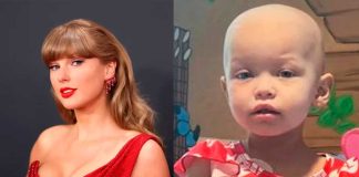 Taylor Swift dona $ 100 000 dolares a una pequeña fan que lucha contra el cáncer