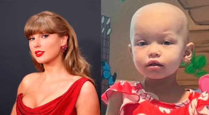Taylor Swift dona $ 100 000 dolares a una pequeña fan que lucha contra el cáncer