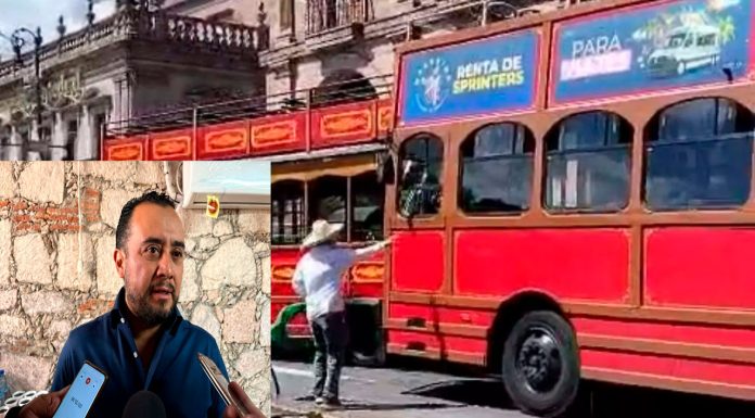 Más de 40 mil pesos costará reparar el tranvía dañado en el Centro de Morelia