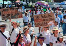 “Queremos paz, queremos libertad”, familias protestaron este sábado, en Uruapan