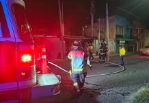 Se incendia vivienda al norte de Morelia; una habitación quedó afectada