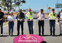 Inaugura Bedolla carretera Contepec-Pomoca en beneficio de 45 mil habitantes