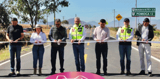 Inaugura Bedolla carretera Contepec-Pomoca en beneficio de 45 mil habitantes