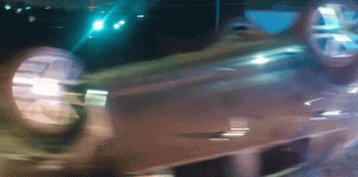 Se registra choque volcadura vehicular en el Libramiento Nororiente de Morelia