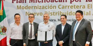 Concretan Bedolla y RCO distribuidor vial en La Rinconada, acceso a Zamora