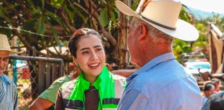 Gobierno de Ario inicia obra pública en Araparícuaro; Yohana Mendoza da banderazo a pavimentación