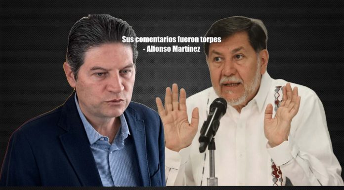 Alfonso Martínez califica de “torpes” las declaraciones de Noroña contra la alcaldesa de Uruapan