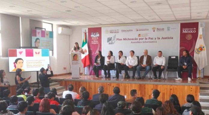 Inician asambleas informativas de la Beca Gertrudis Bocanegra en Michoacán