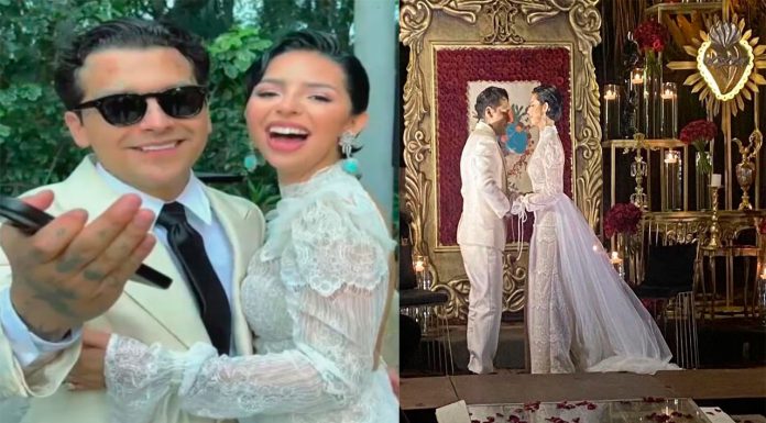 Ángela Aguilar anuncia boda por la iglesia con Christian Nodal en mayo y genera reacciones en redes