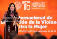 Giulianna Bugarini llama a luchar contra la violencia a las mujeres con leyes que antes les negaron