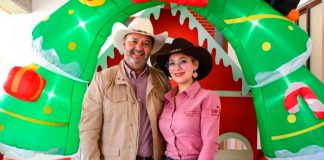 Julio Arreola y Andrea Rodríguez presentan la Caravana Navideña 2025 en Pátzcuaro