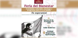 Apatzingán será sede de la Feria del Bienestar: cultura, servicios y programas para todas las familias.