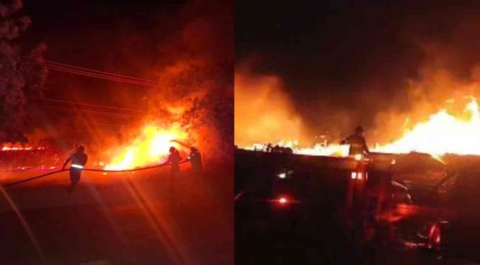 Continúan los incendios de maleza en Apatzingán; bomberos sofocan tres siniestros en menos de una hora