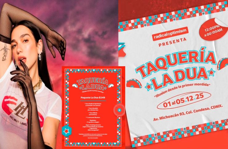 Dua Lipa abrirá una taquería temporal en CDMX durante su visita a México