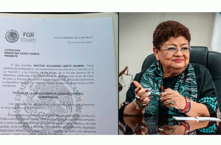 Ernestina Godoy asume como encargada de despacho de la FGR tras salida de Gertz Manero