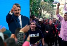 “Sí a la paz”: Maduro lanza un llamado a Trump durante marcha multitudinaria en Caracas