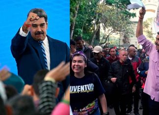 “Sí a la paz”: Maduro lanza un llamado a Trump durante marcha multitudinaria en Caracas