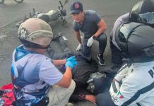 Motociclista es impactado por un vehículo en Calzada La Huerta de Morelia