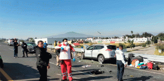 Choque vehicular múltiple deja 3 heridos en Morelia