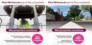 Con Plan Michoacán van 333 mdp para obras en Uruapan: Rogelio Zarazúa
