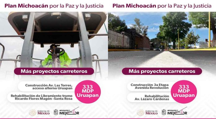 Con Plan Michoacán van 333 mdp para obras en Uruapan: Rogelio Zarazúa